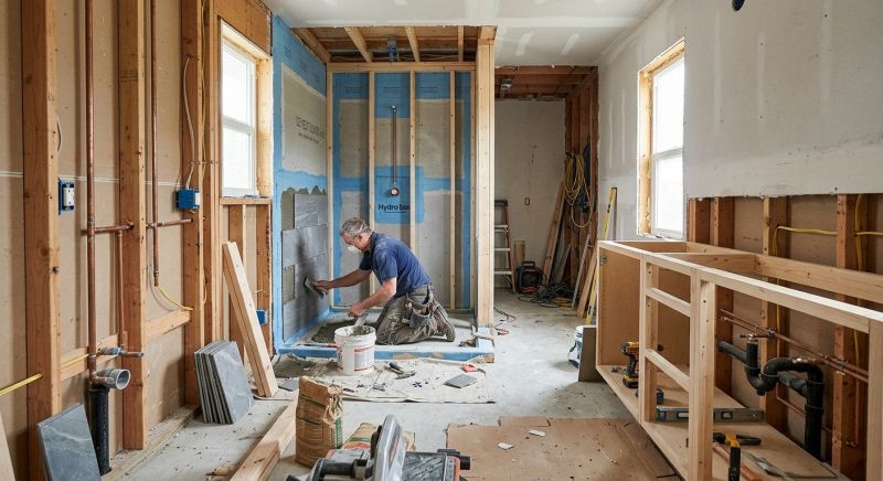 Bathroom Floor Replacement in Santa Rosa, CA