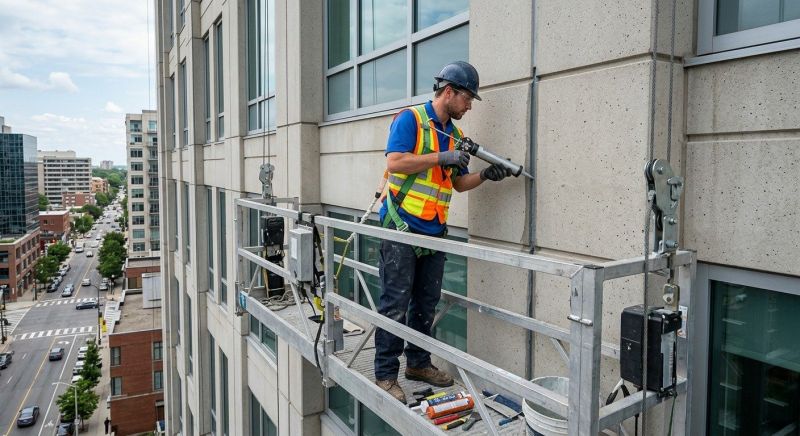 Commercial Window Caulking in Alpharetta, GA