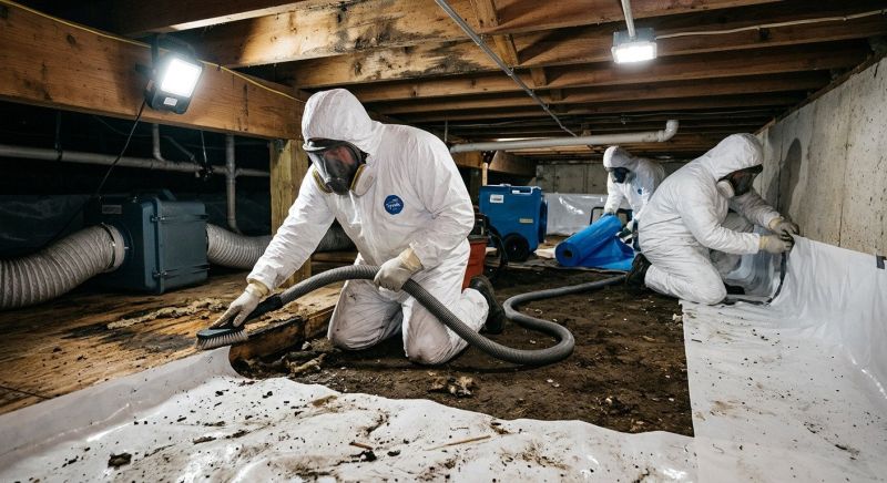 Crawl Space Remediation in Houston, TX