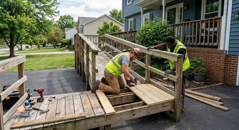 Handicap Ramp Repair in Denver County, CO