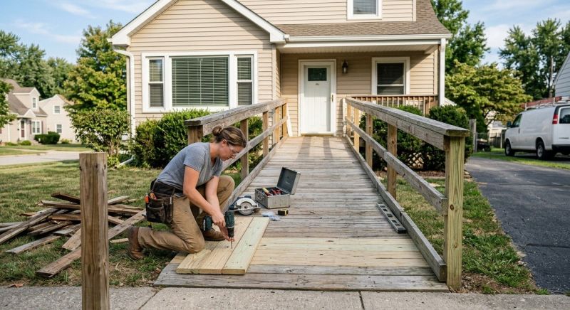 Handicap Ramp Repair in Olathe, KS