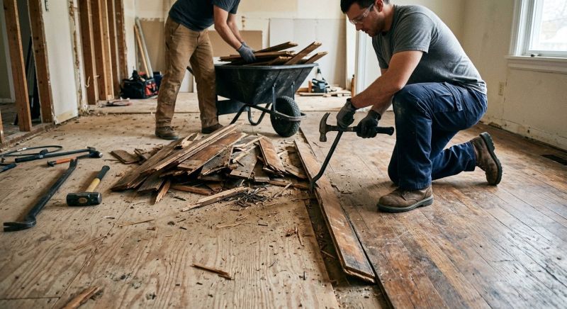 Hardwood Floor Removal in Charleston, SC