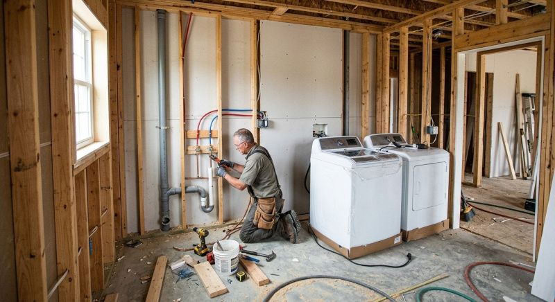 Laundry Room Construction in Conroe, TX