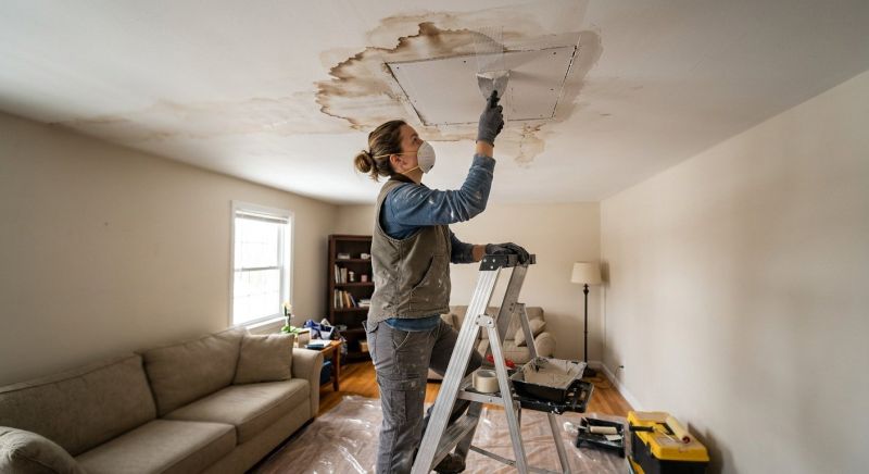 Water Damage Ceiling Repair in Houston, TX
