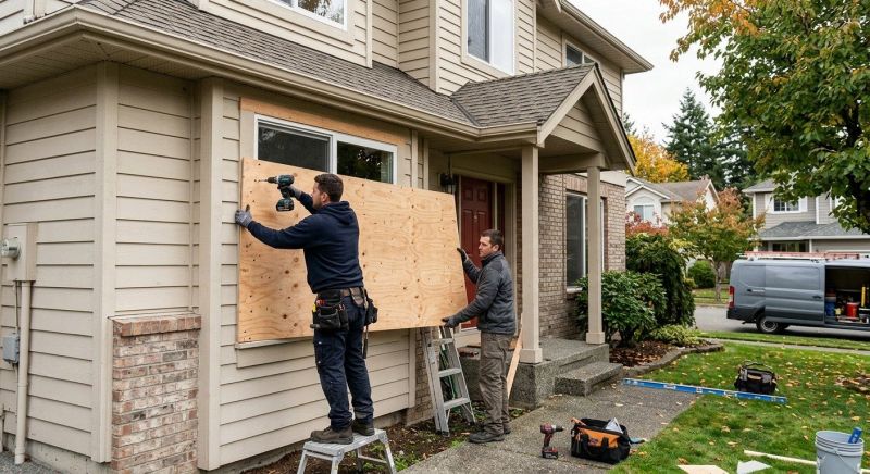 Window Boarding Service in Overland Park, KS