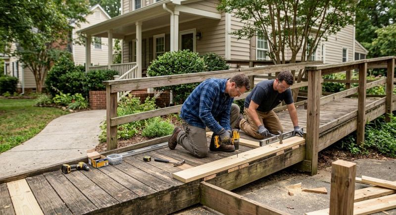 Wood Ramp Repair in Conroe, TX