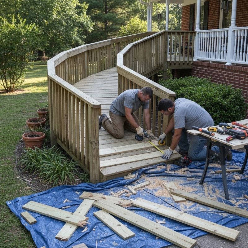Wood Ramp Repair in Denver County, CO
