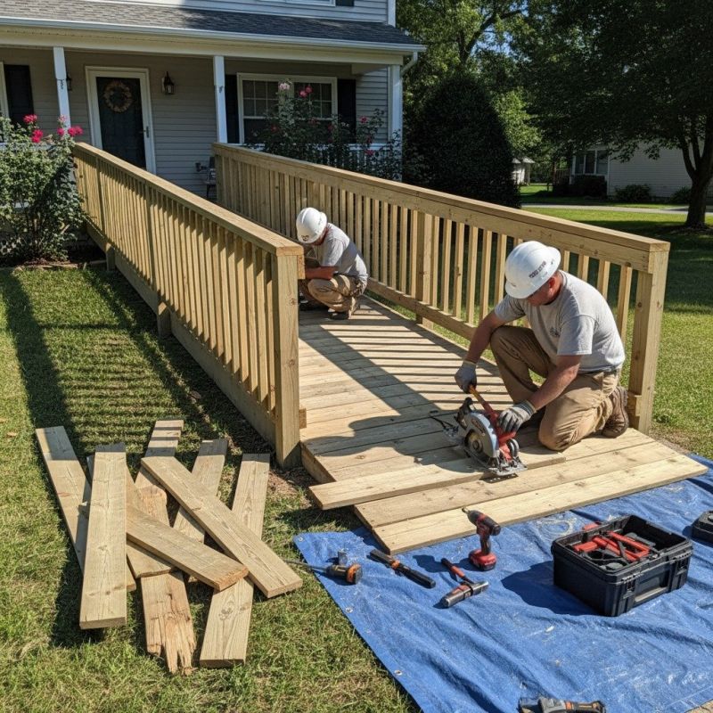 Wood Ramp Repair in Wilmington, NC